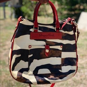 Dooney & Bourke Zebra Print Purse